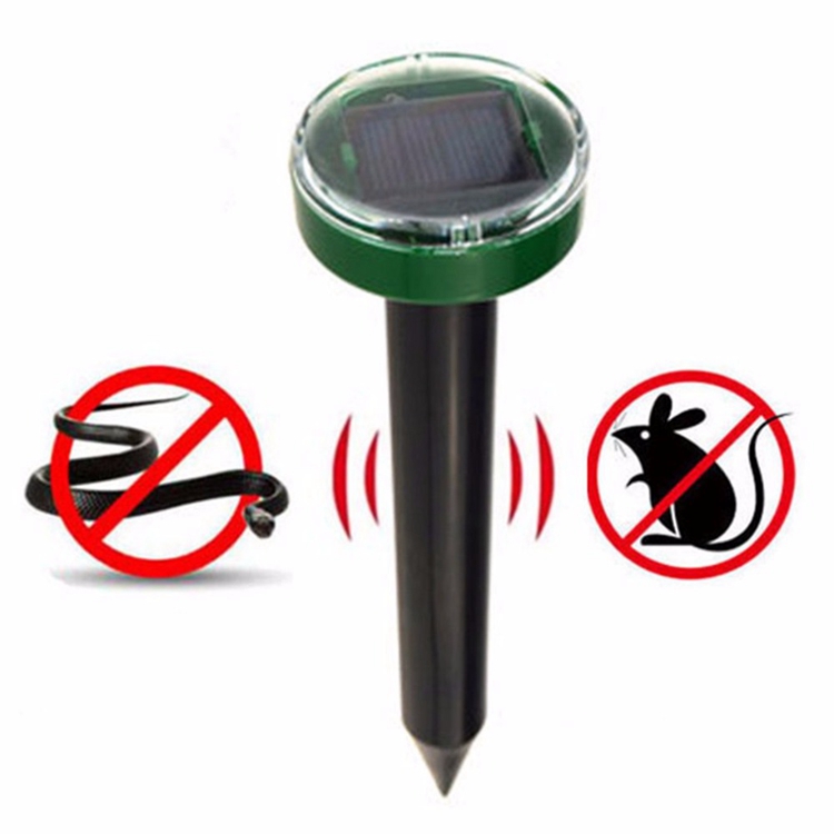 Solar Outdoor Garden Mole Repellent Solar Power Ultrasonic Mole Snake Bird Mosquito Mouse Ultrasonic Pest Repeller Control