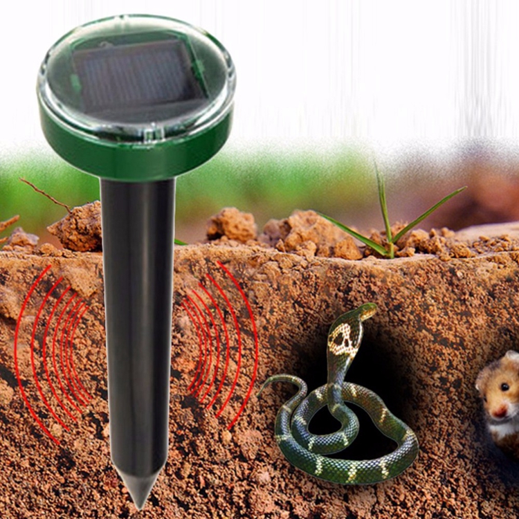Solar Outdoor Garden Mole Repellent Solar Power Ultrasonic Mole Snake Bird Mosquito Mouse Ultrasonic Pest Repeller Control