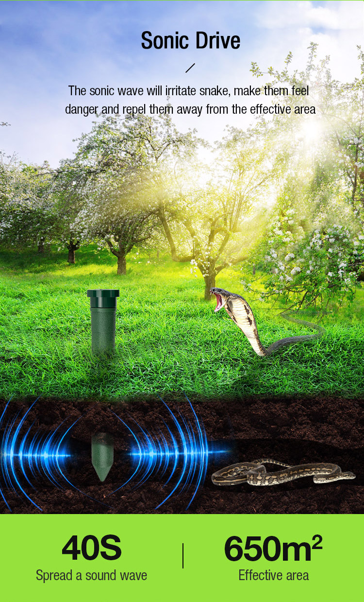 Top Sell Waterproof Ultrasonic Bird mouse ROHS Sonic Wave Solar Powered Animal Repeller